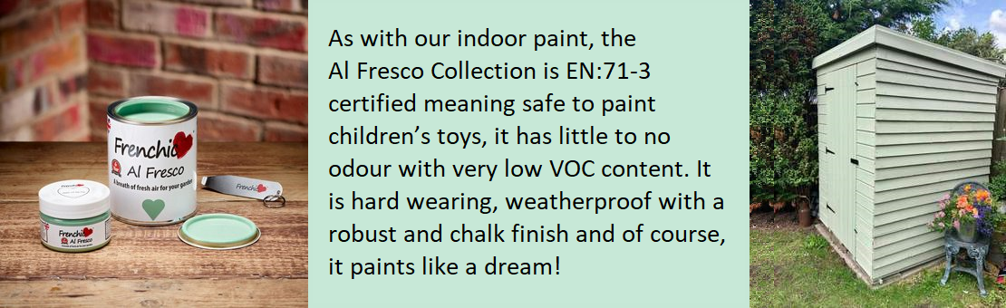 AL FRESCO - ENVIRONMENTALLY FRIENDLY CHALK & MINERAL PAINT